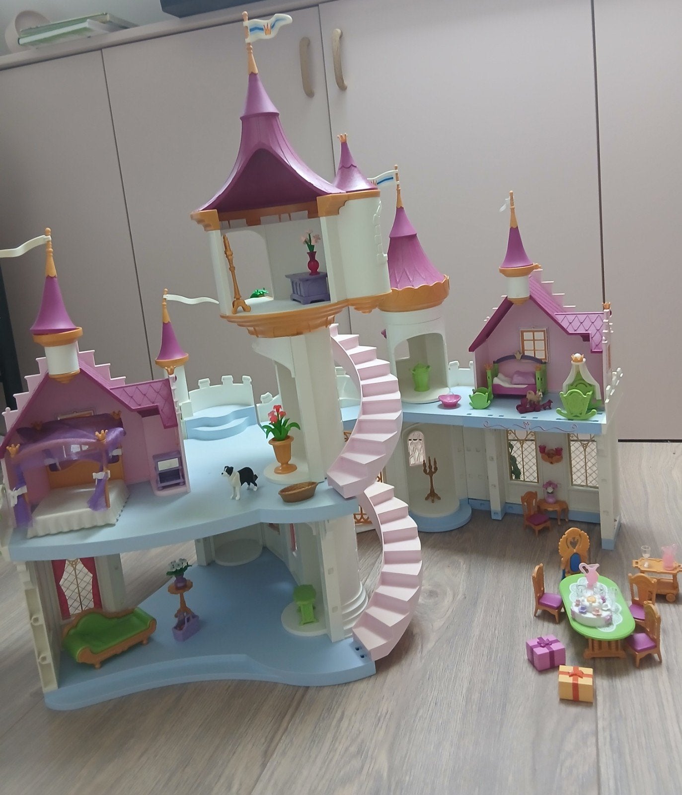 Playmobil Prinsessenkasteel met accessoires en koets, Ophalen, Gebruikt, Complete set, Family fun