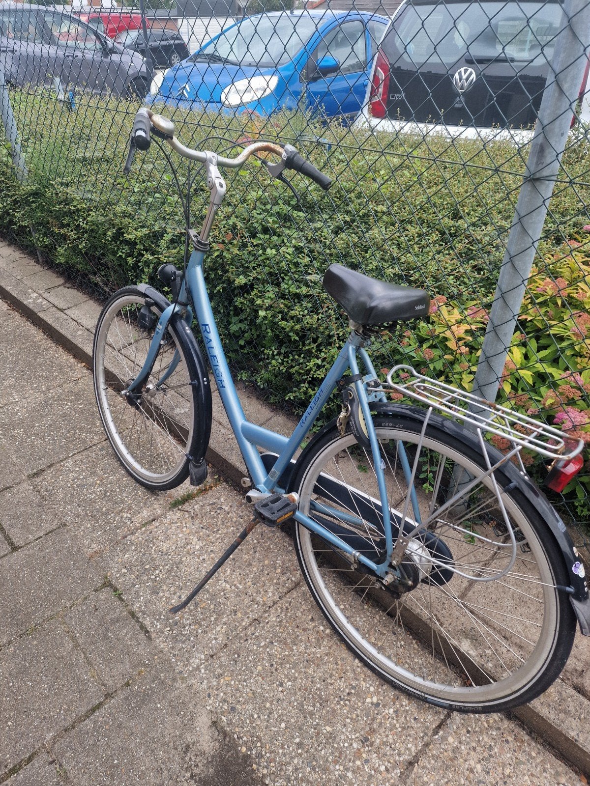 Dames fiets Raleigh, Gebruikt, Velgrem, Versnellingen, 50 tot 53 cm