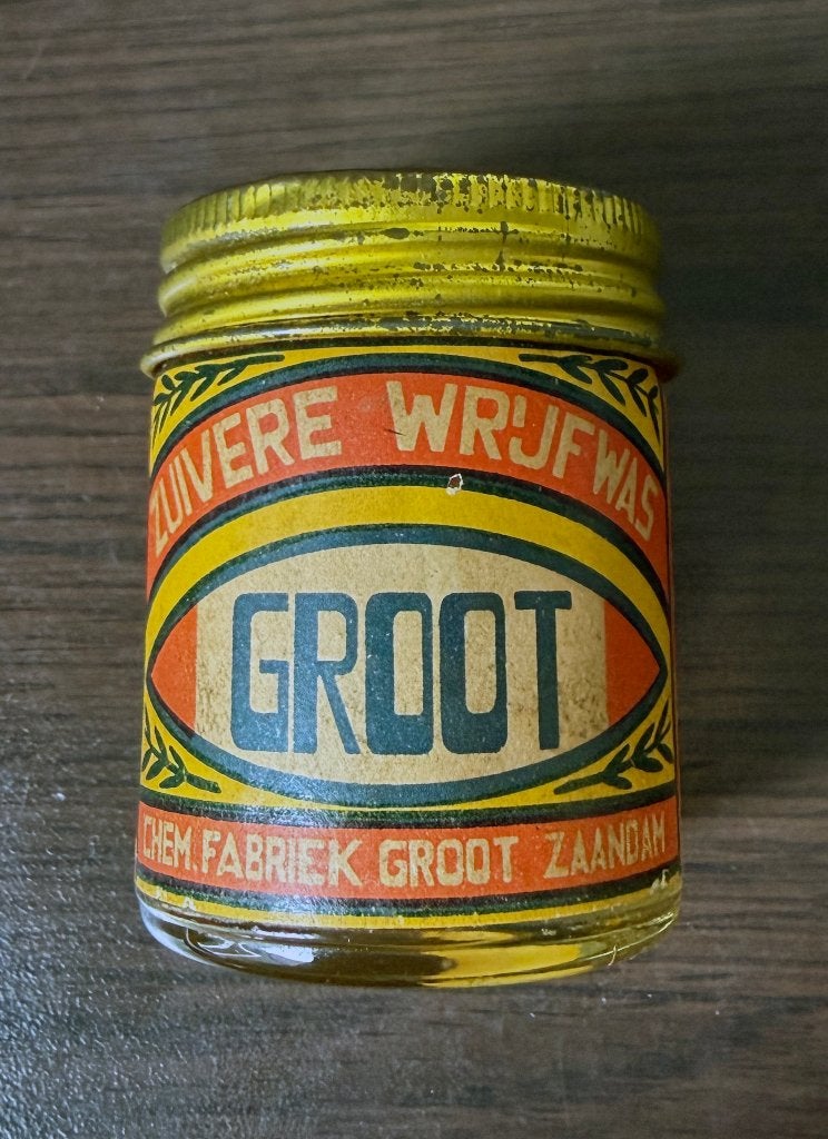 Groot Zaandam Zuivere Wrijfwas, Ophalen of Verzenden, Gebruikt, Verpakking