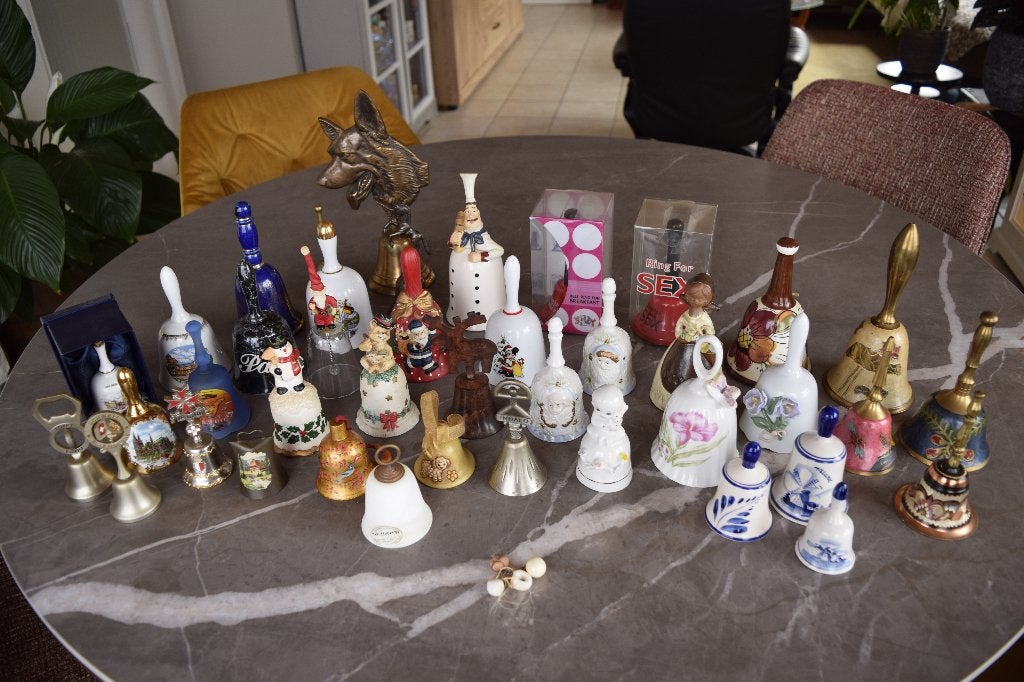 Verzameling tafelbellen, Ophalen of Verzenden