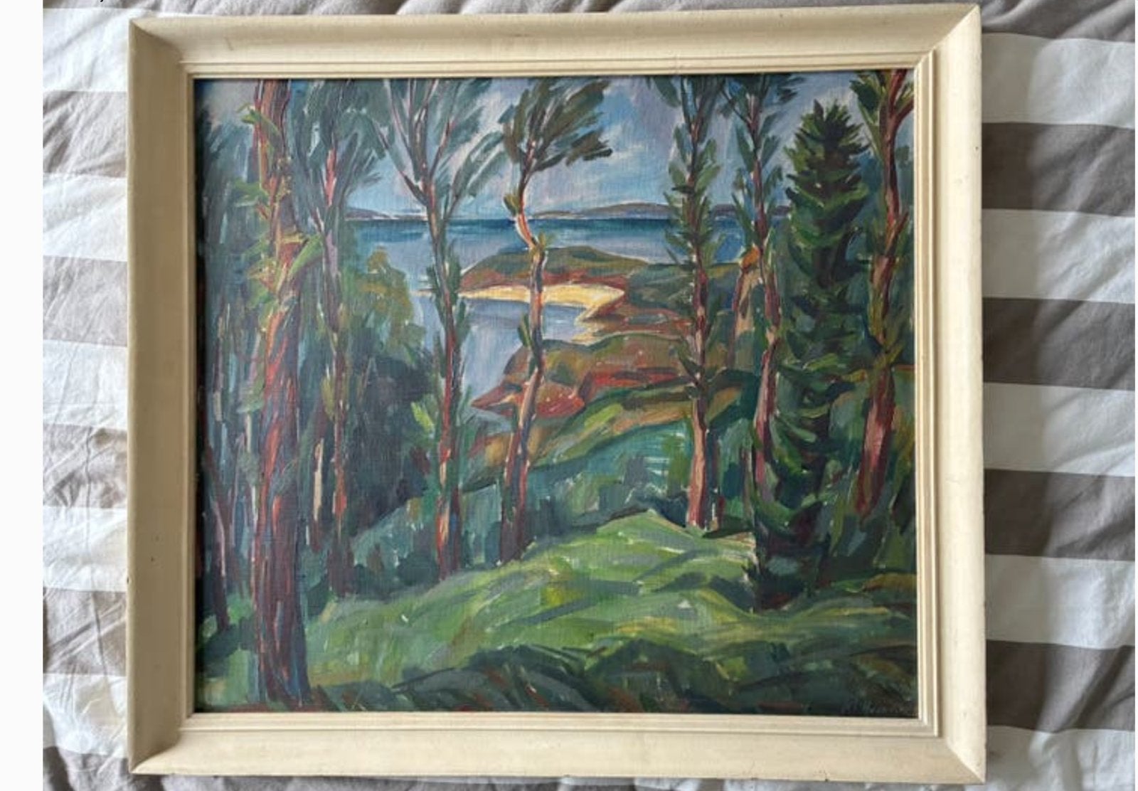 Johan Haanstra, olieverf op,doek, Antiek en Kunst, Ophalen