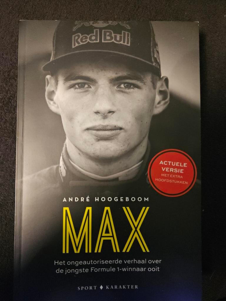 Max Verstappen boek, Ophalen of Verzenden, Zo goed als nieuw, André Hoogeboom