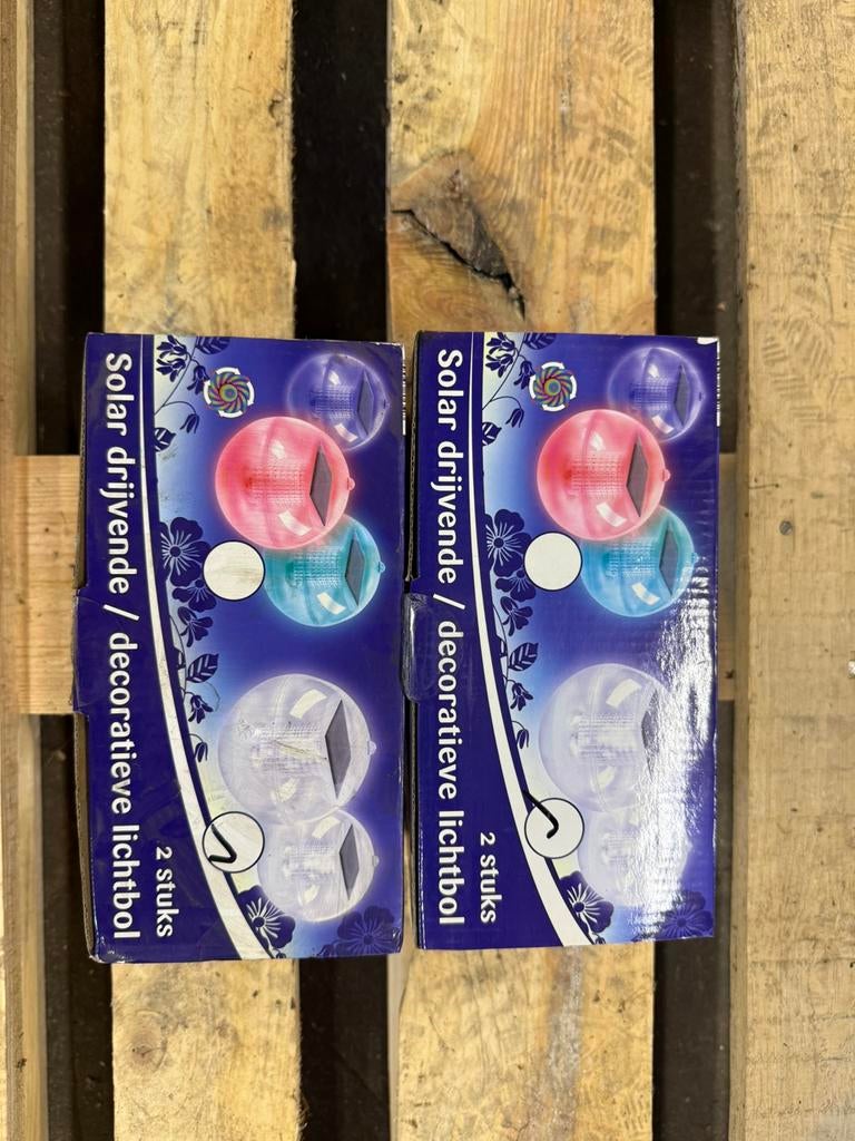 4 vijfer / zwembad solar lampen, Ophalen, Zo goed als nieuw, Overige typen