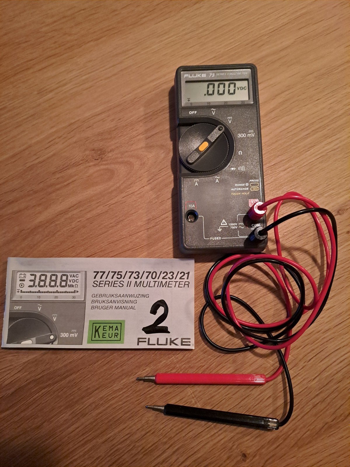 Fluke 73 Series II Multimeter ., Ophalen of Verzenden, Gebruikt, Multimeter