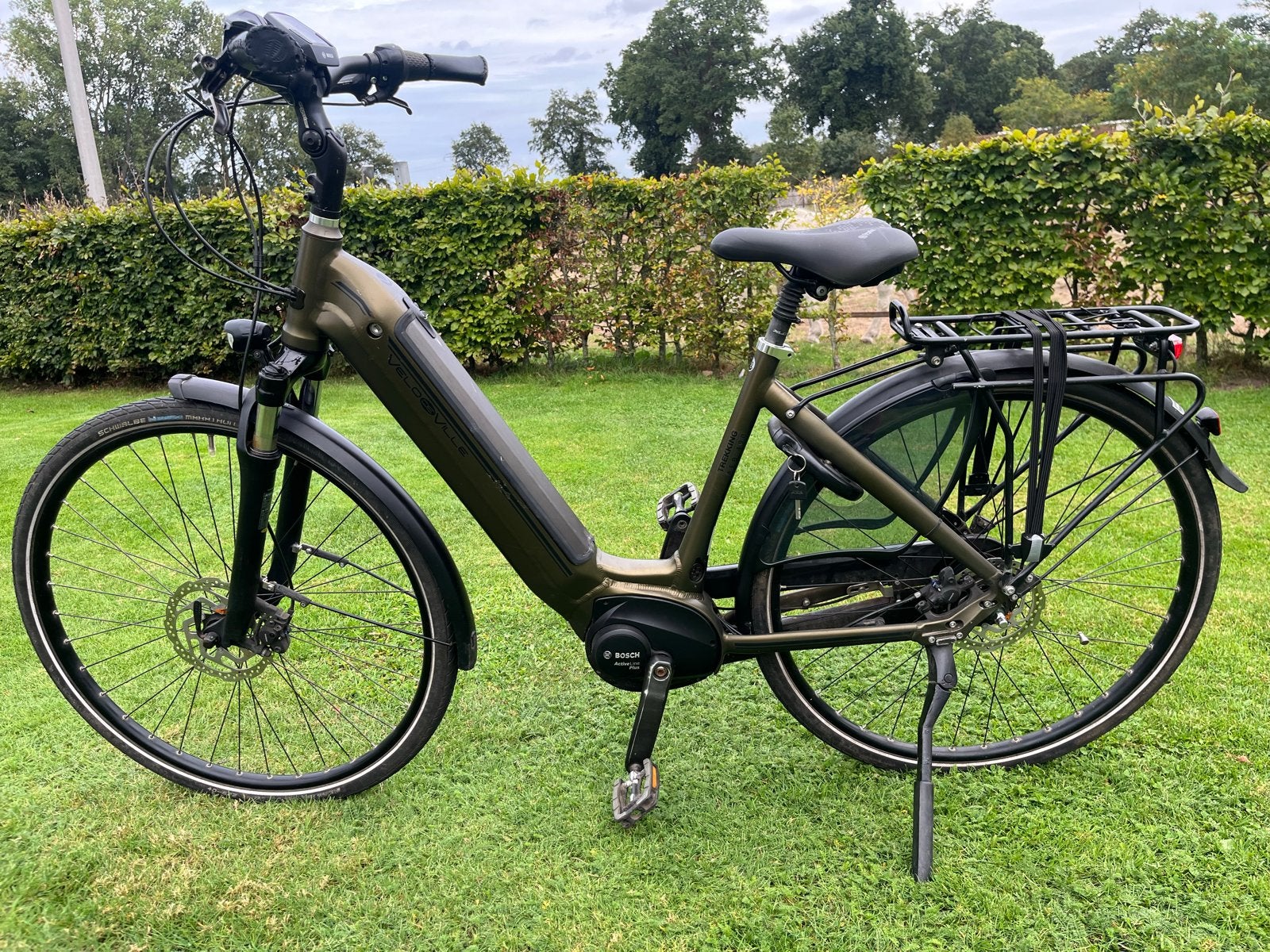 Trekking Veloville AEB 490 - Frame 50cm, Zo goed als nieuw, 47 tot 51 cm, 50 km per accu of meer, Ophalen