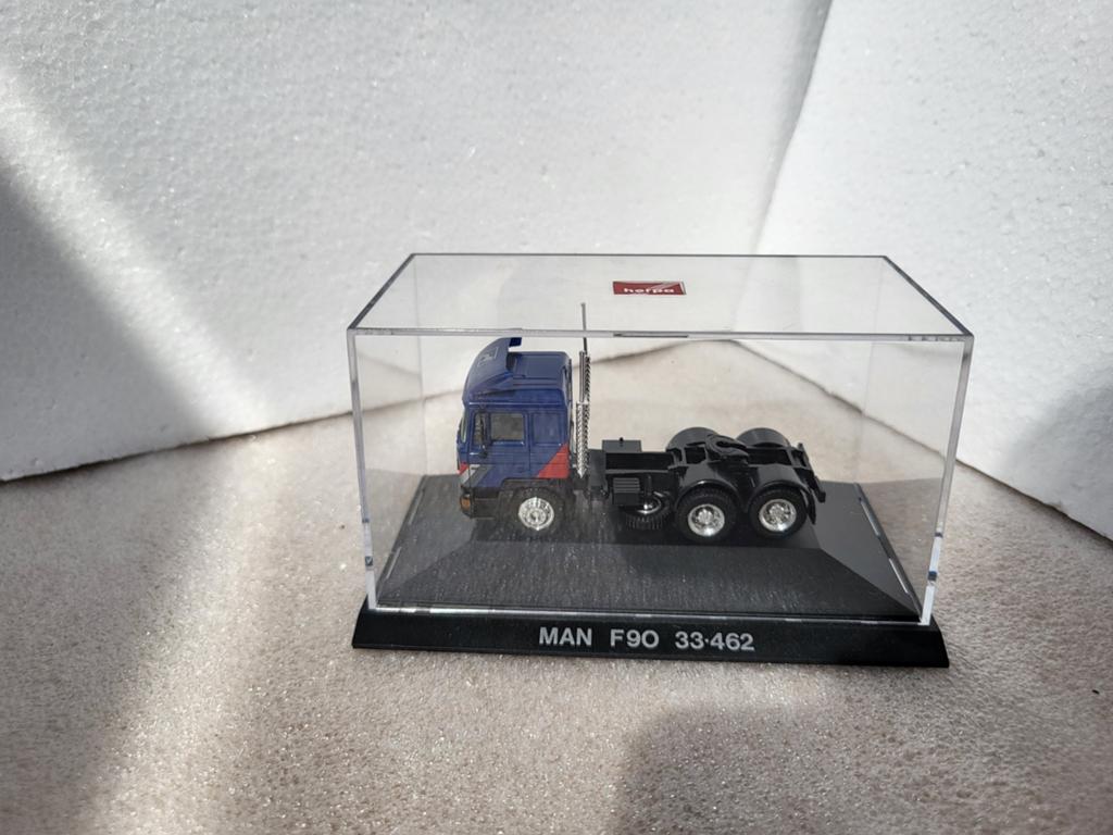 Herpa MAN F90 33-462 Miniatuur Vrachtwagen, Ophalen of Verzenden, Zo goed als nieuw, Bus of Vrachtwagen, Herpa