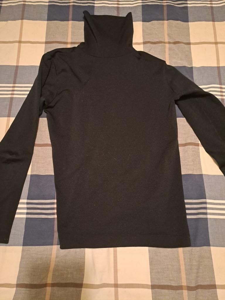 Zwarte coltrui maat S/M, Kleding | Dames, Zwart, Ophalen of Verzenden, Lange mouw, Maat 36 (S)