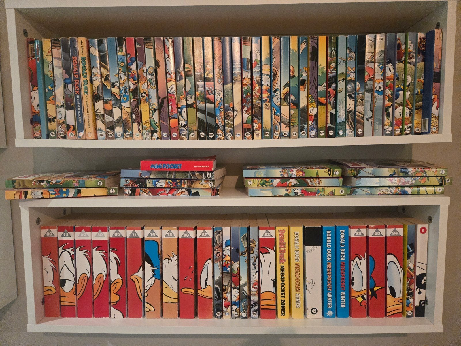 Grote collectie Donald Duck pockets en meer, Meerdere stripboeken, Ophalen, Gelezen, Walt Disney
