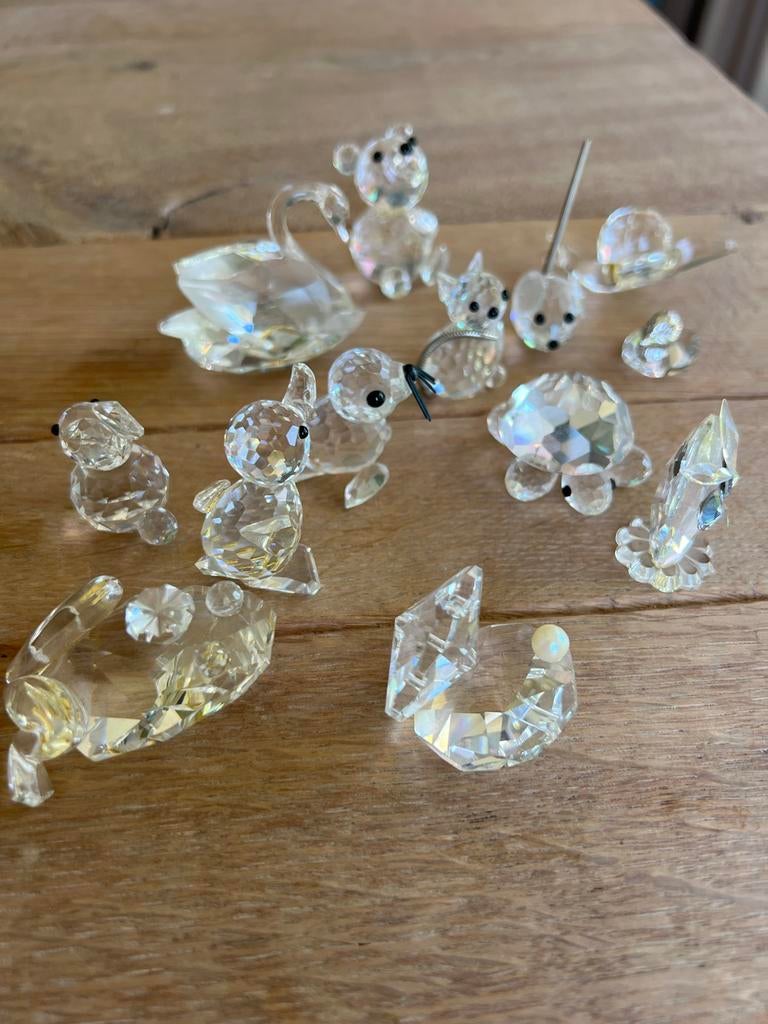 16 Swarovski diertjes, Verzamelen, Swarovski, Ophalen of Verzenden, Gebruikt, Figuurtje