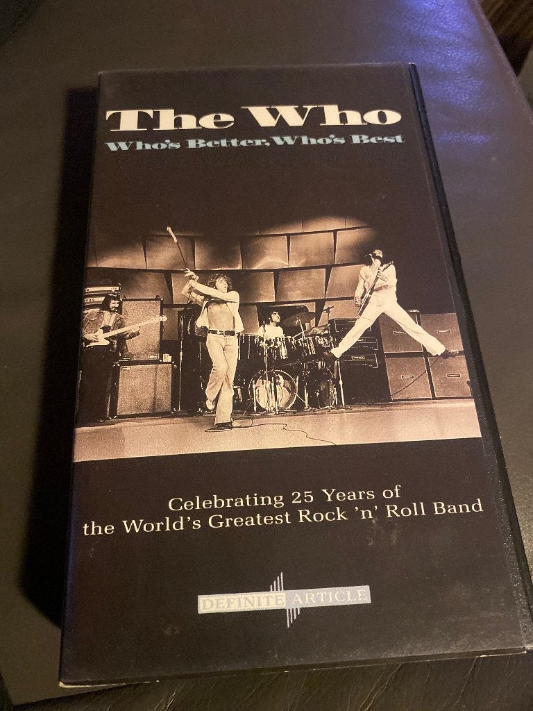 The Who - Who's Better, Who's Best VHS, Alle leeftijden, Muziek en Concerten, Ophalen of Verzenden, VHS
