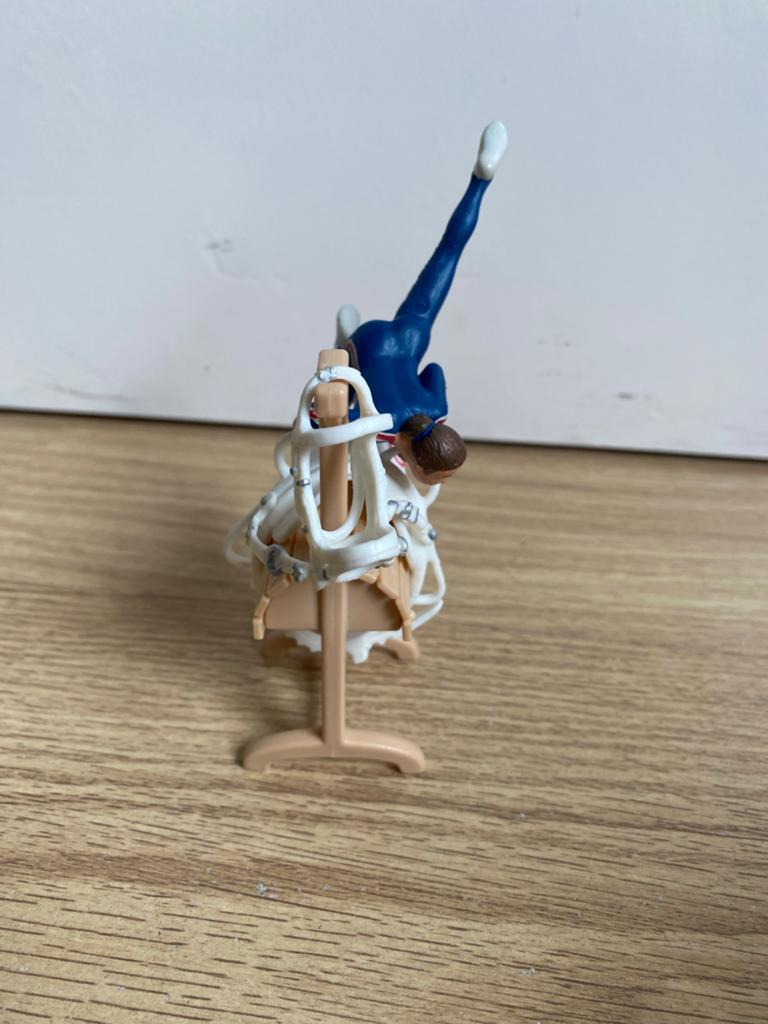 Schleich setje: Zadel en poppetje voor paarden, Ophalen of Verzenden, Gebruikt