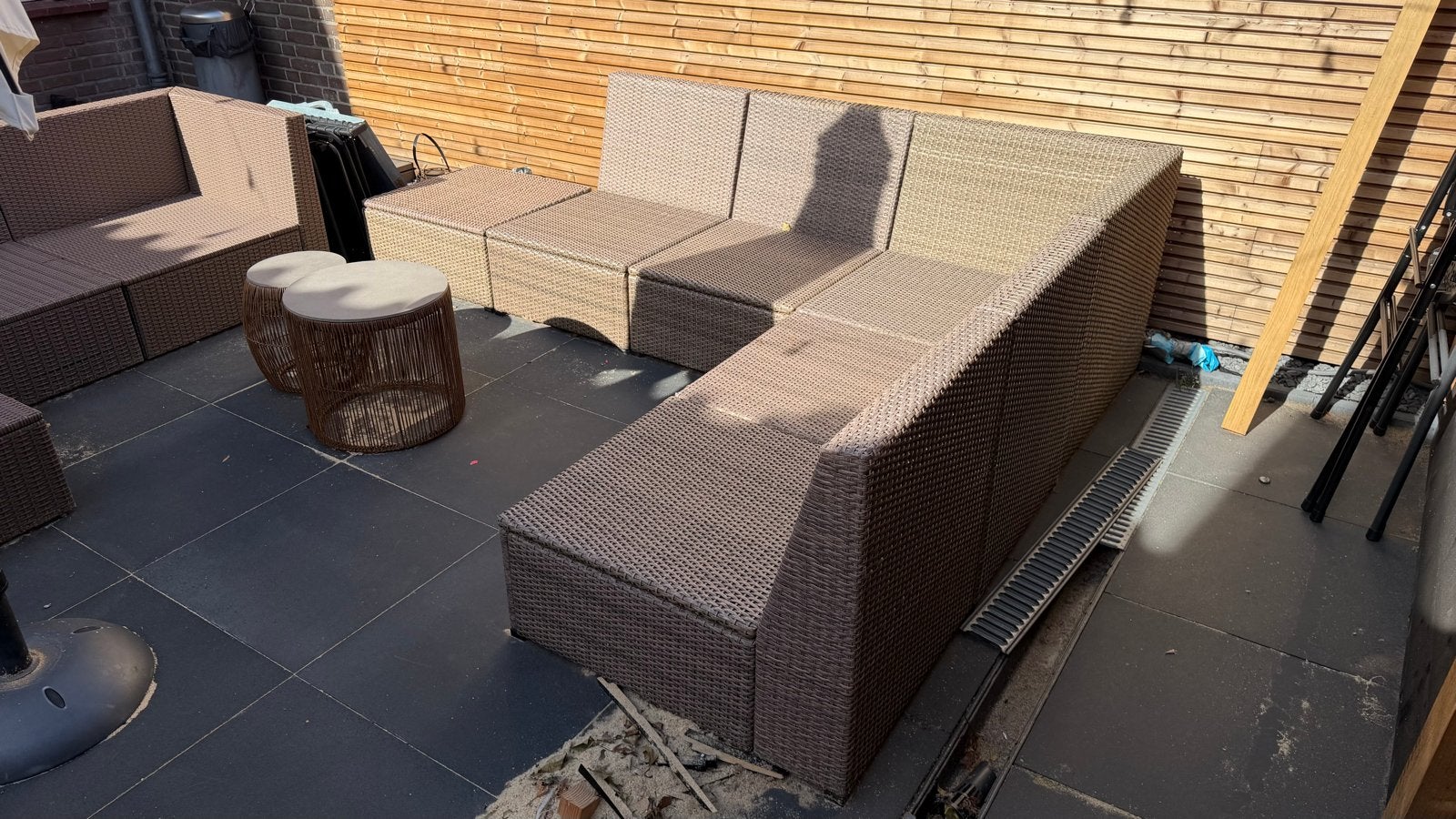 IKEA Loungeset Solleron (6 delen) met kussens & opbergtas, Tuin en Terras, Ophalen, Kunststof, Gebruikt, Loungeset