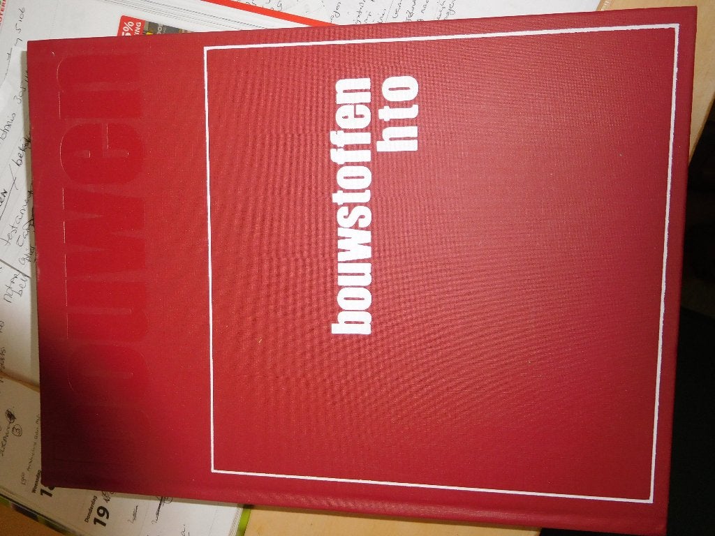 bouwkunde boeken ca. 1980, Bouwkunde, Ophalen, Onbekend, Gelezen