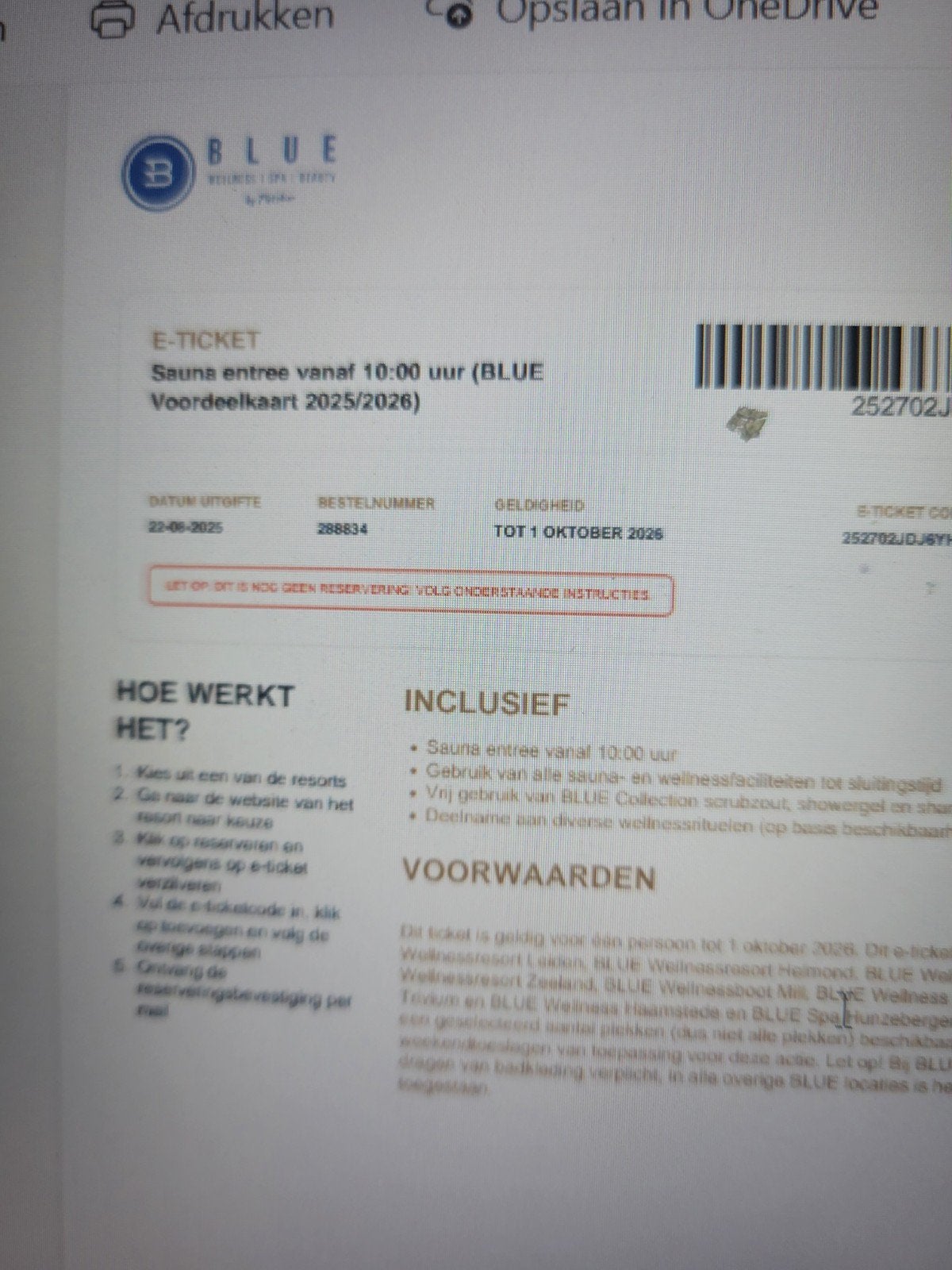 4 sauna bonnen geldig tot 1 oktober, Tickets en Kaartjes, Twee personen, Cadeaubon, Spa of Sauna