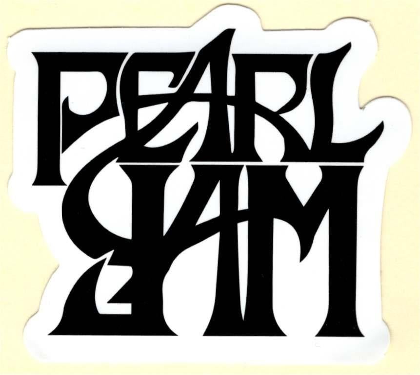 Pearl Jam sticker #3, Ophalen of Verzenden, Nieuw, Foto of Kaart