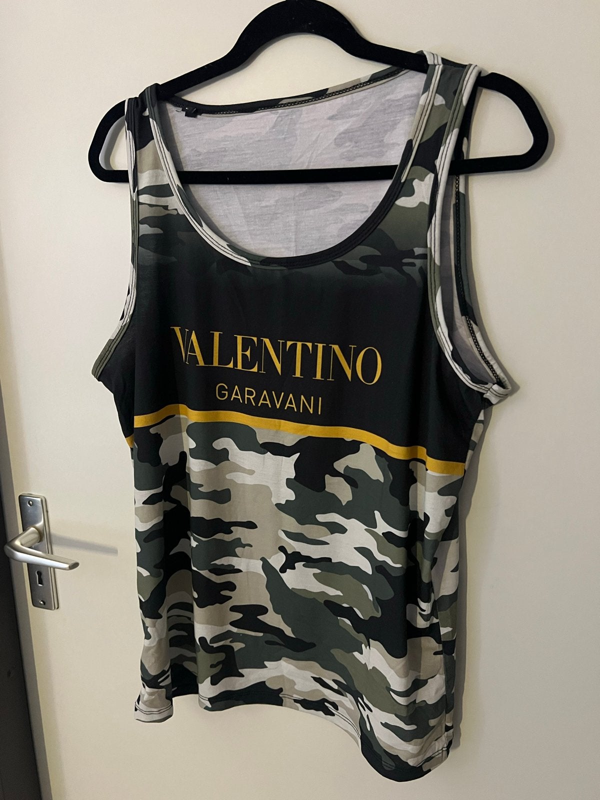 Heren camouflage tanktop maat L - Niet origineel, Kleding | Heren, Ophalen of Verzenden, Gedragen, Maat 52/54 (L), Meerkleurig