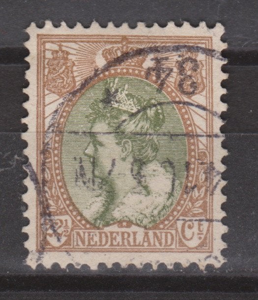 NVPH 70 geb Wilhelmina 1899 ; OUD NEDERLAND per stuk, Ophalen of Verzenden, T/m 1940, Gestempeld