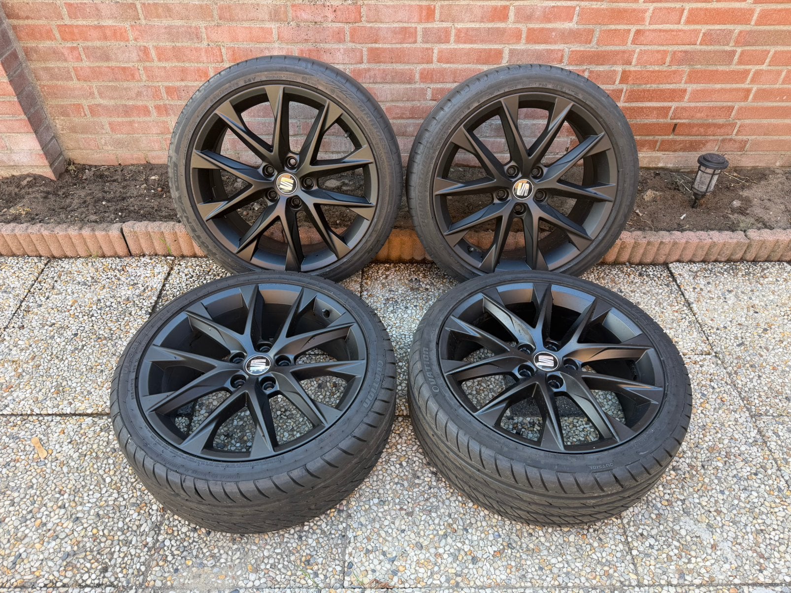 18” seat leon CUPRA FR Performance met banden 5x112, Auto-onderdelen, Banden en Velgen, Ophalen, 18 inch, Gebruikt, Banden en Velgen