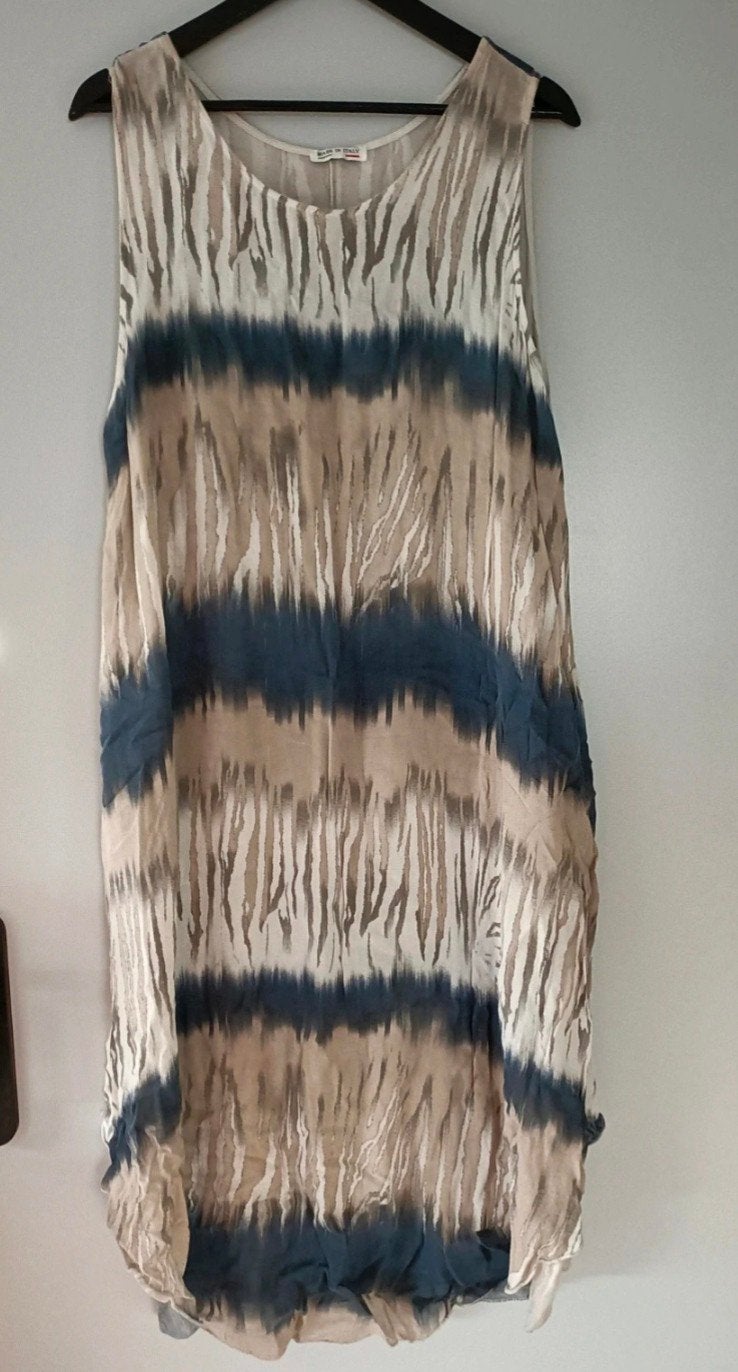 Zomerjurk, Kleding | Dames, Ophalen, Zo goed als nieuw, Maat 38/40 (M), Onder de knie