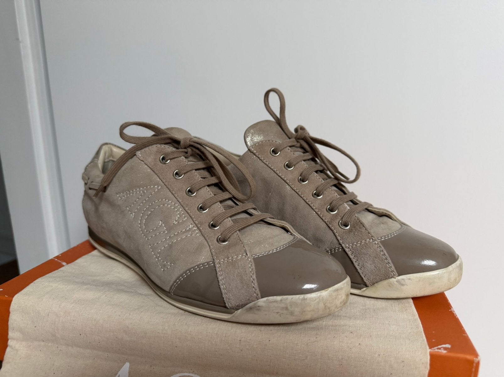VGL damesschoenen maat 39.5 taupe, Overige kleuren, Overige typen, Ophalen of Verzenden, Gedragen