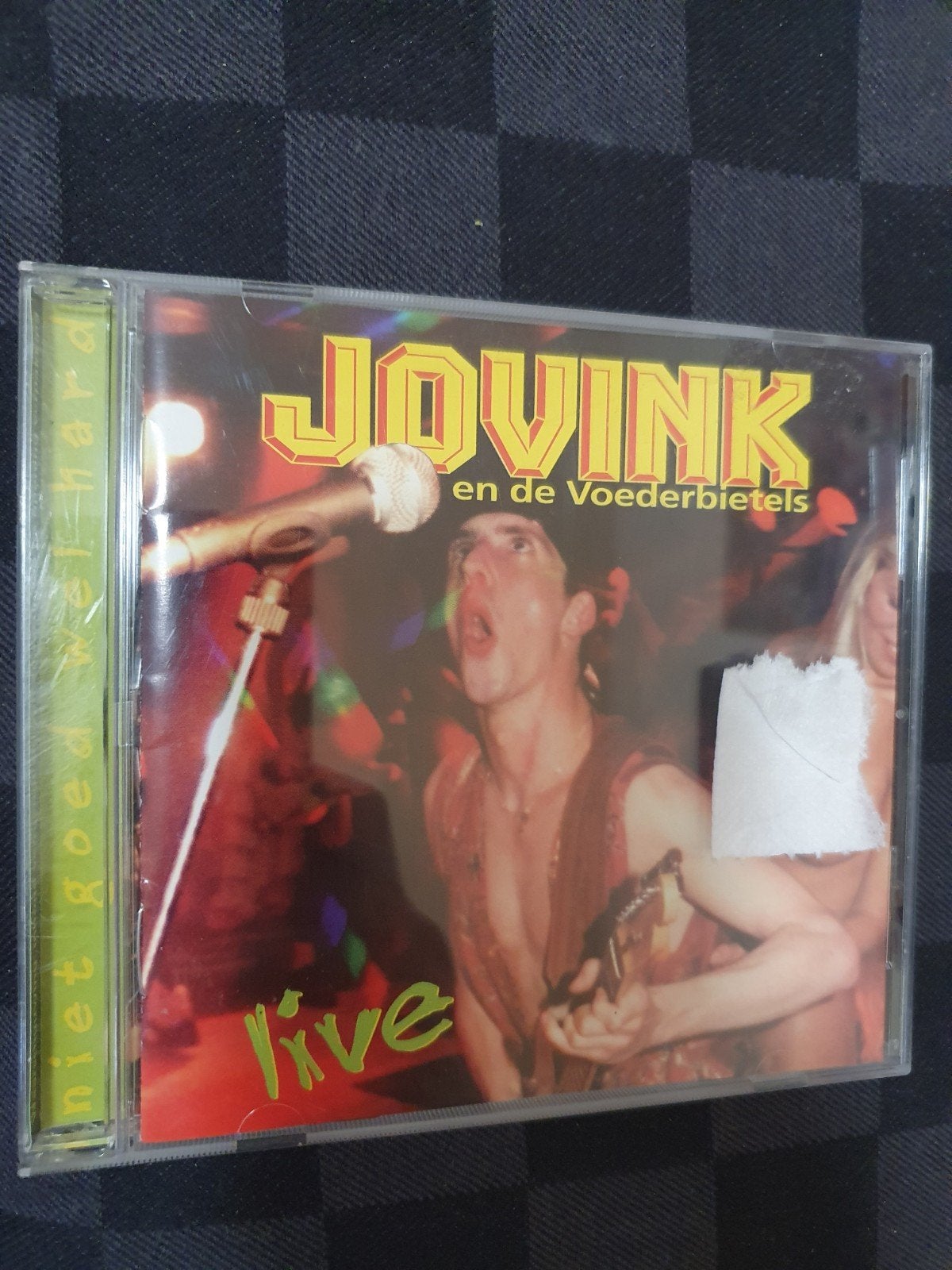 Jovink live niet goed wel hard, Cd's en Dvd's, Verzenden, Gebruikt, Levenslied of Smartlap