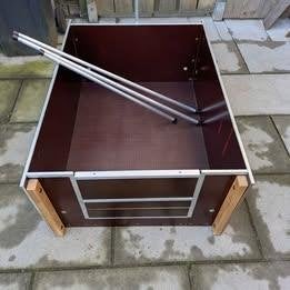 werpkist voor klein en middel grote hond, Ophalen, Gebruikt, 75 tot 110 cm, Minder dan 65 cm