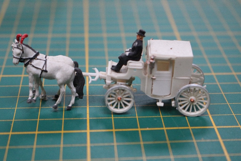 preiser paard en wagen 15  , ho treinen, Ophalen of Verzenden, Gelijkstroom of Wisselstroom, Overige merken