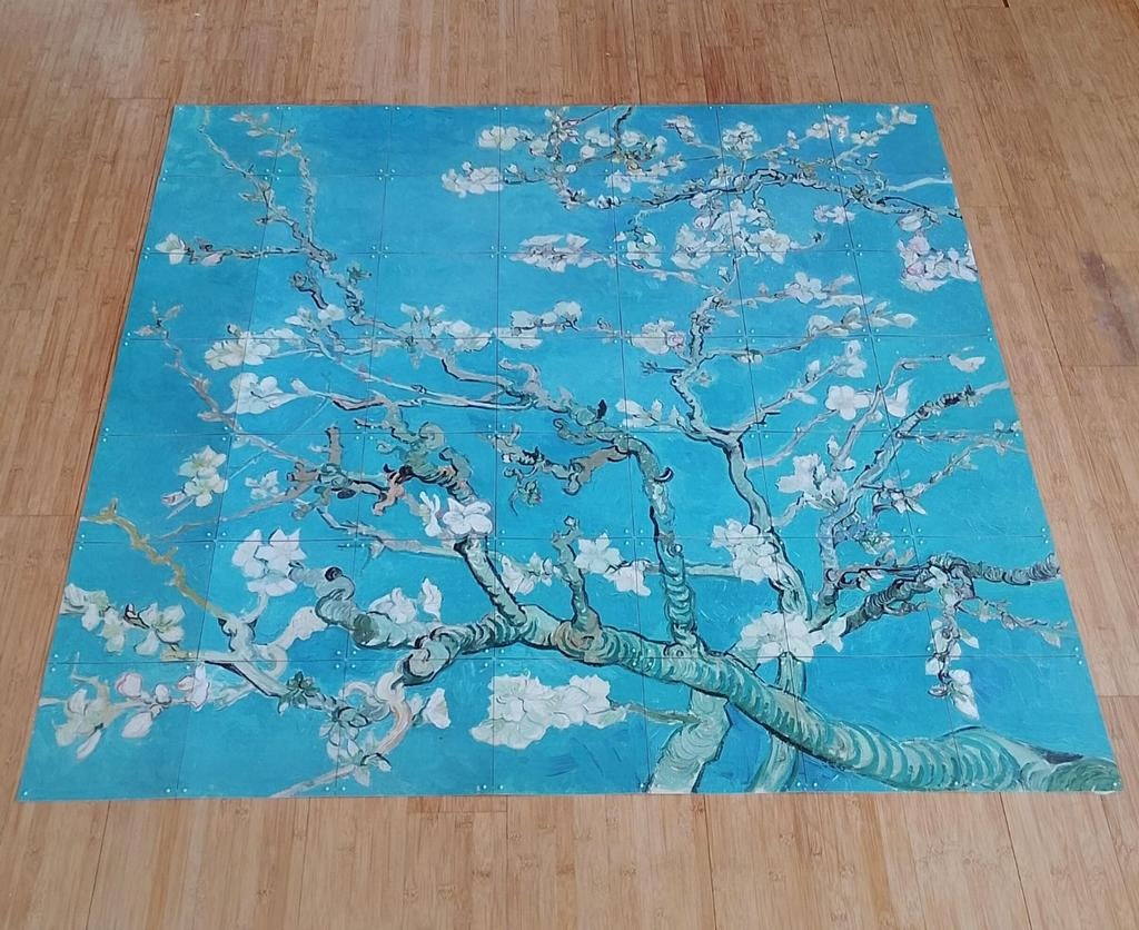 IXXI Amandelbloesem Van Gogh Museum - 140x140cm, Ophalen of Verzenden