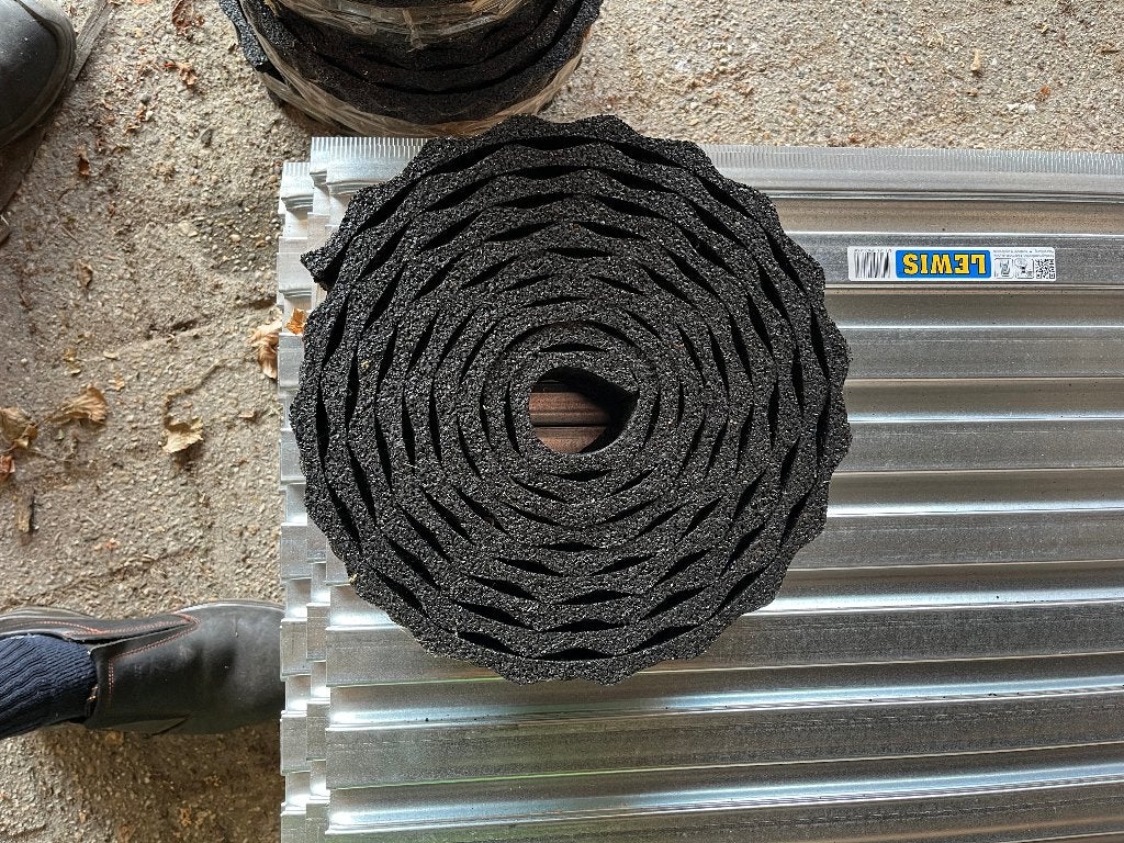 Rubber onderstroken voor zwaluwstaart platen, Doe-het-zelf en Verbouw, Platen en Panelen, Ophalen, Nieuw, Overige materialen, Minder dan 20 mm