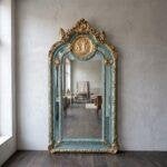 29187 Barok/Rococo wandspiegel,  1,10 m x 2,12 m, Ophalen, 200 cm of meer, Nieuw, 100 tot 125 cm