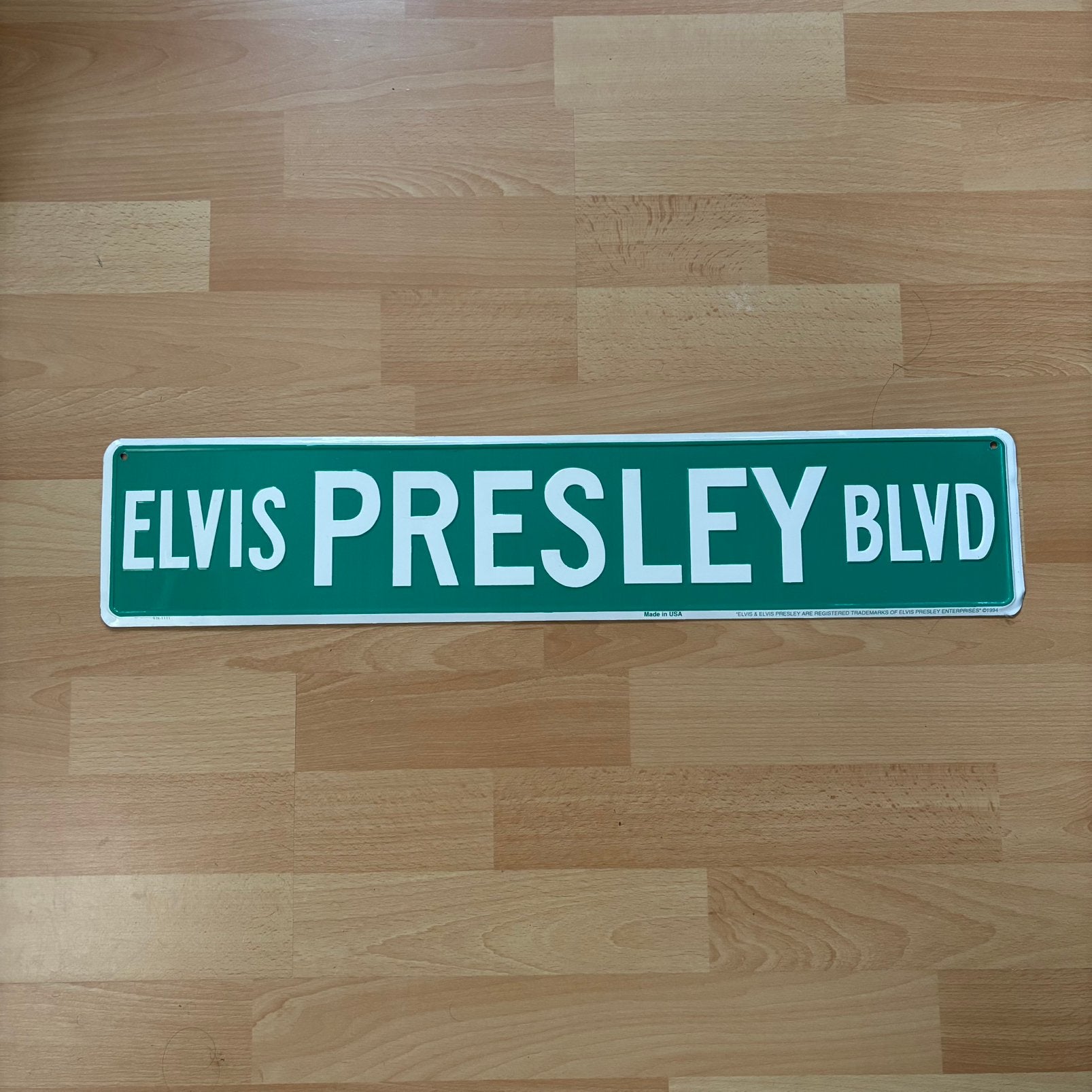 Elvis Presley Boulevard Straatnaambord, Verzamelen, Ophalen of Verzenden, Zo goed als nieuw, Poster, Artwork of Schilderij