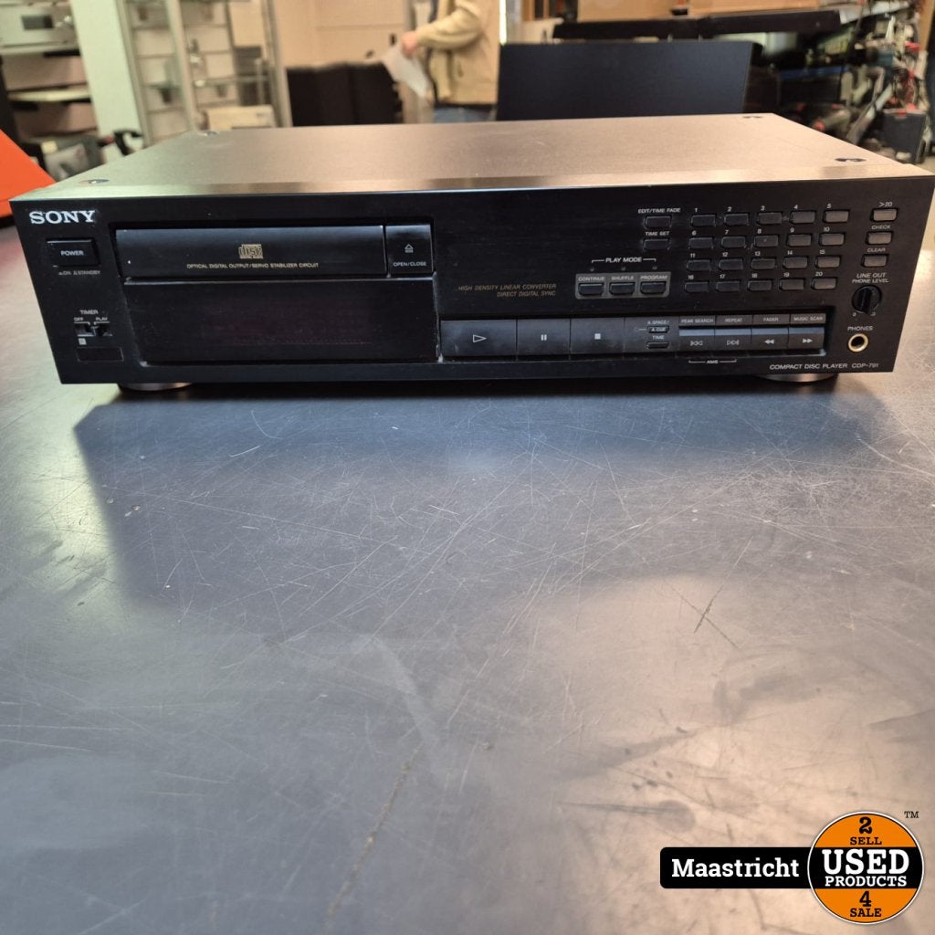 SONY CDP-791 CD SPELER - ZONDER AB, Sony, Gebruikt, Support@sony.com, 1-7-1 Konan, Minato-ku
Tokyo 108-0075
Japan