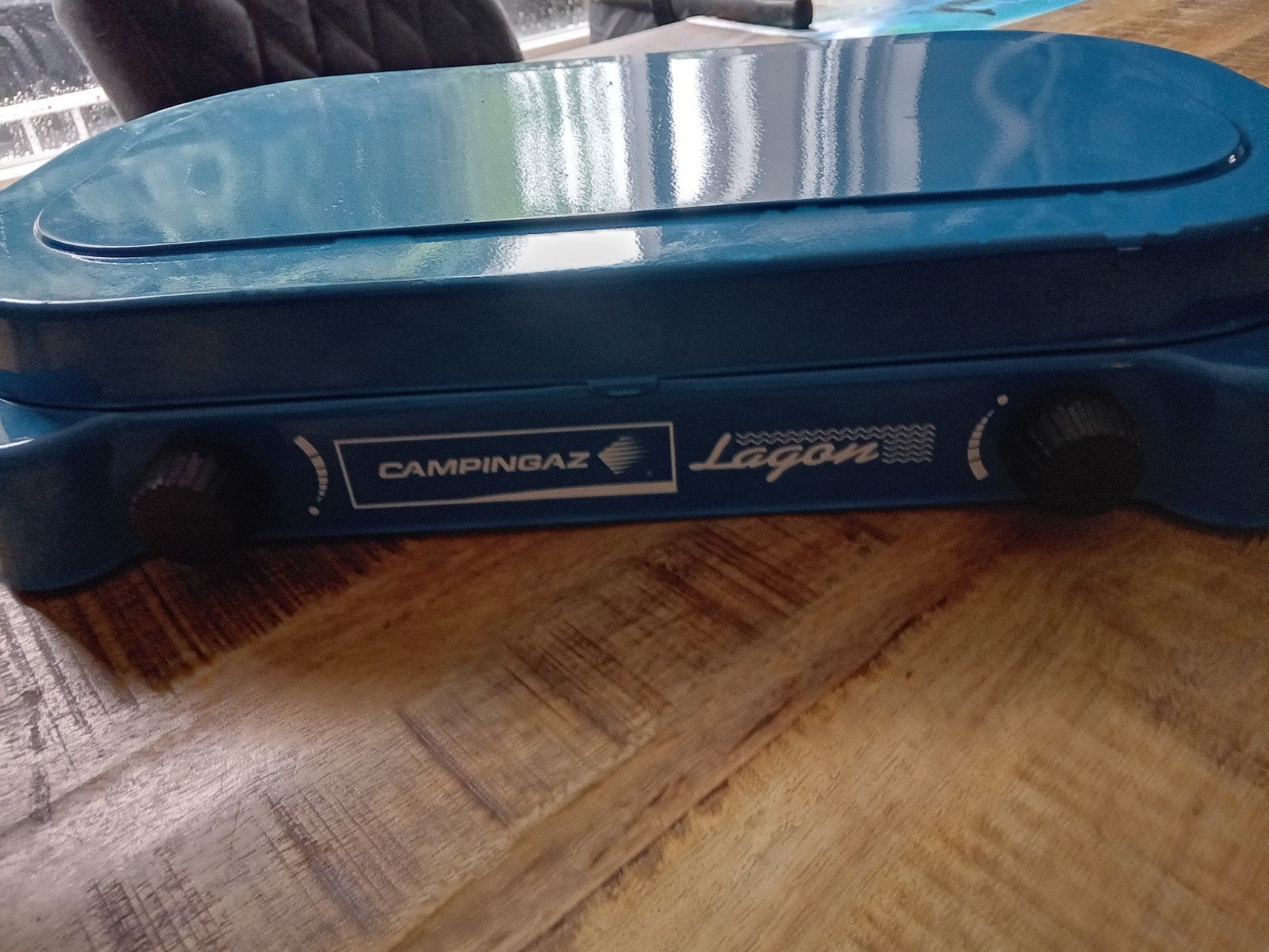 Campingaz Lagon 2-pits kooktoestel - schoon en vetvrij, Ophalen of Verzenden, Gebruikt