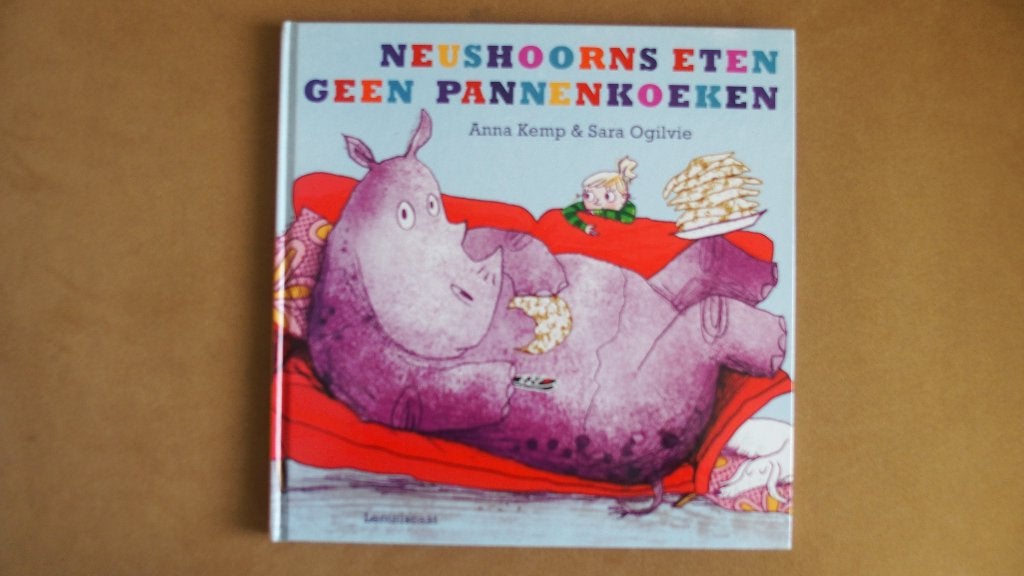 Neushoorns eten geen pannenkoeken - Prentenboek, Fictie algemeen, Anna Kemp & Sara Ogilvie, Nieuw, Ophalen of Verzenden