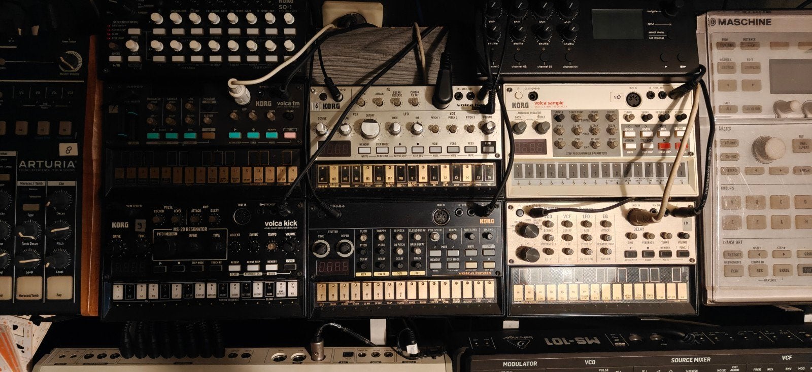 Korg Volca set, Korg, Zo goed als nieuw, Met midi-aansluiting, Overige aantallen