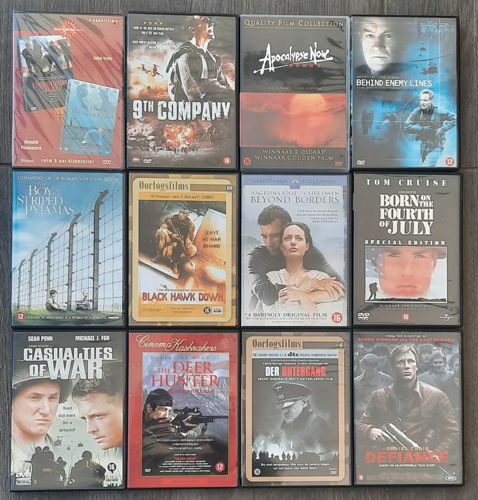partij 55 Oorlogfilms + Band of brothers, Engels, Alle leeftijden, Nederlands, Ophalen of Verzenden