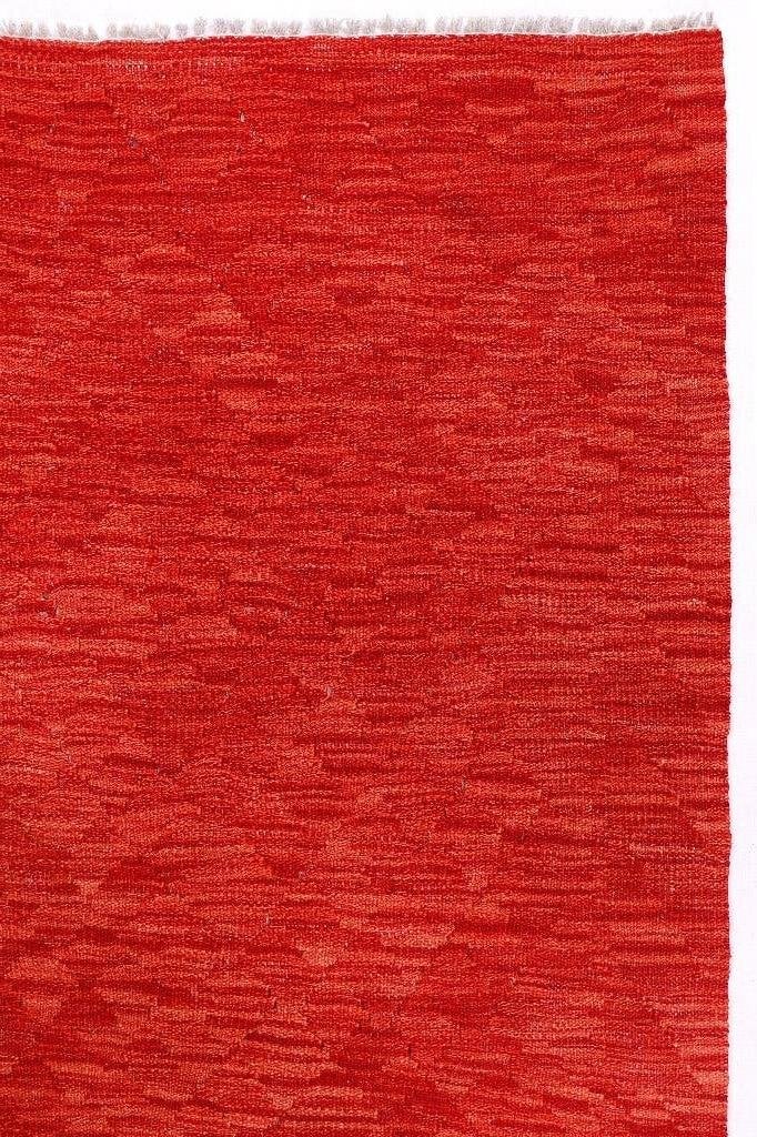 Crimson Mirage Kelim 242179 cm  Vuurig Afghaans Vakmanschap, Ophalen, Nieuw, Geel, 200 cm of meer