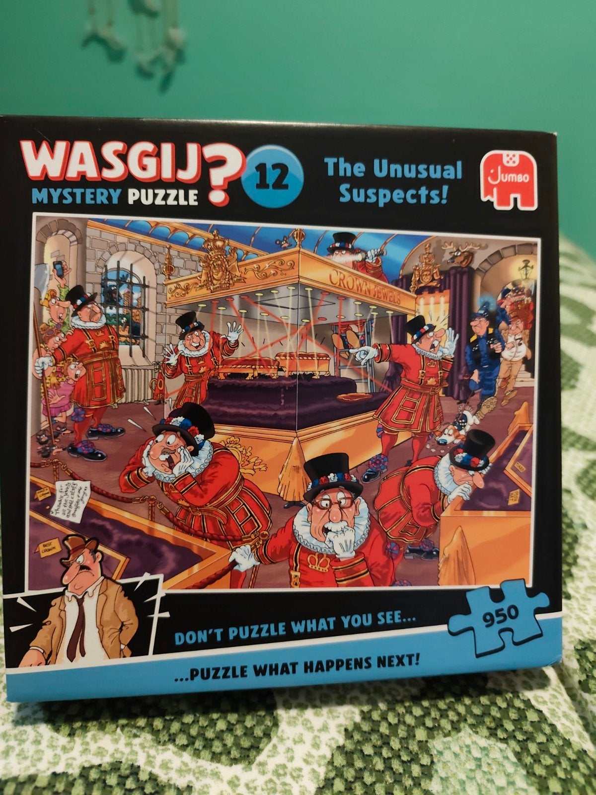 Wasgij? Mystery 12: The Unusual Suspects! (950 stukjes), Ophalen, 500 t/m 1500 stukjes, Zo goed als nieuw, Legpuzzel
