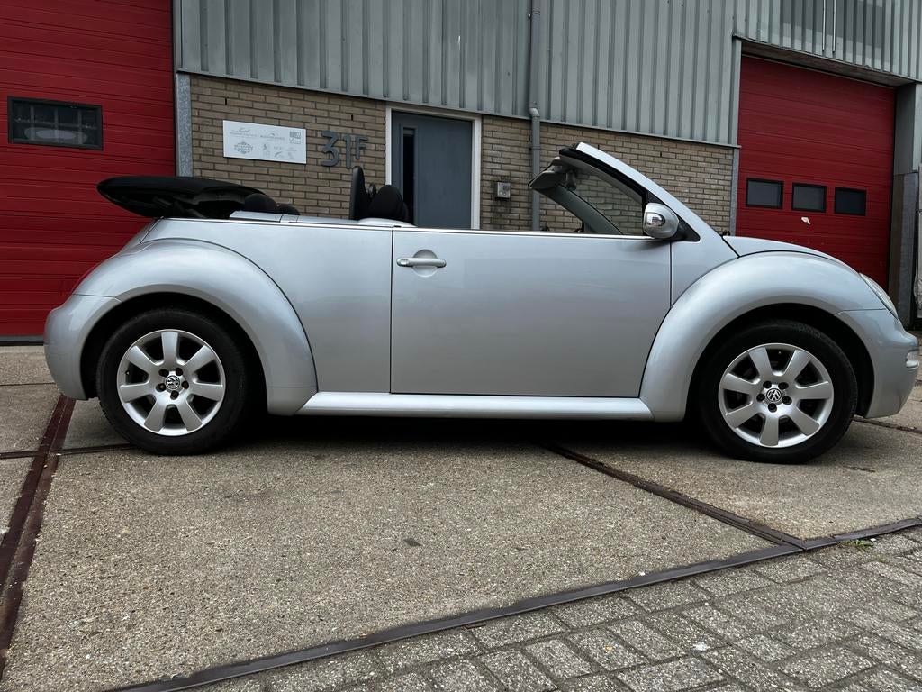 Volkswagen New Beetle 1.6 Cabrio 2003 87000 km., Voorwielaandrijving, Startonderbreker, Stof, Beetle (Kever)