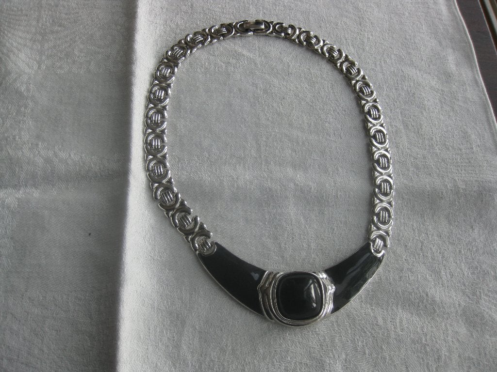 Vintage, Trifari ketting jaren 70. Nieuw., Sieraden, Tassen en Uiterlijk, Kettingen, Ophalen of Verzenden, Nieuw, Zilver, Overige materialen