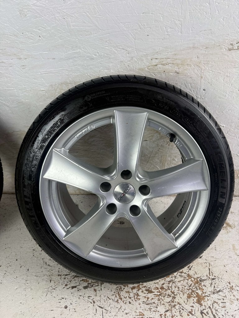 Volkswagen golf Caddy Seat Skoda velgen 5x112 17” zomer set, Niet ingevuld, Gebruikt, Banden en Velgen, Niet ingevuld