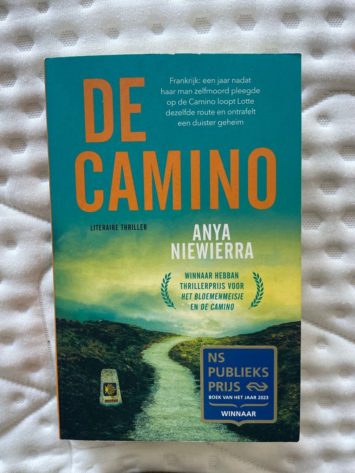 De Camino - Anya Niewierra (Literaire thriller), Boeken, Ophalen of Verzenden, Zo goed als nieuw