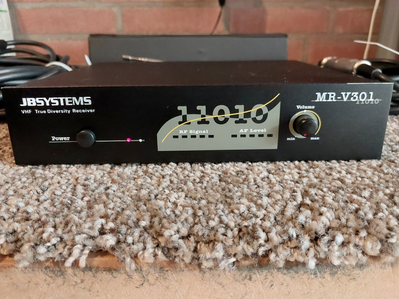 JBSystems MR-V301 VHF True Diversity Receiver met microfoon, Muziek en Instrumenten, Microfoons, Ophalen of Verzenden, Gebruikt
