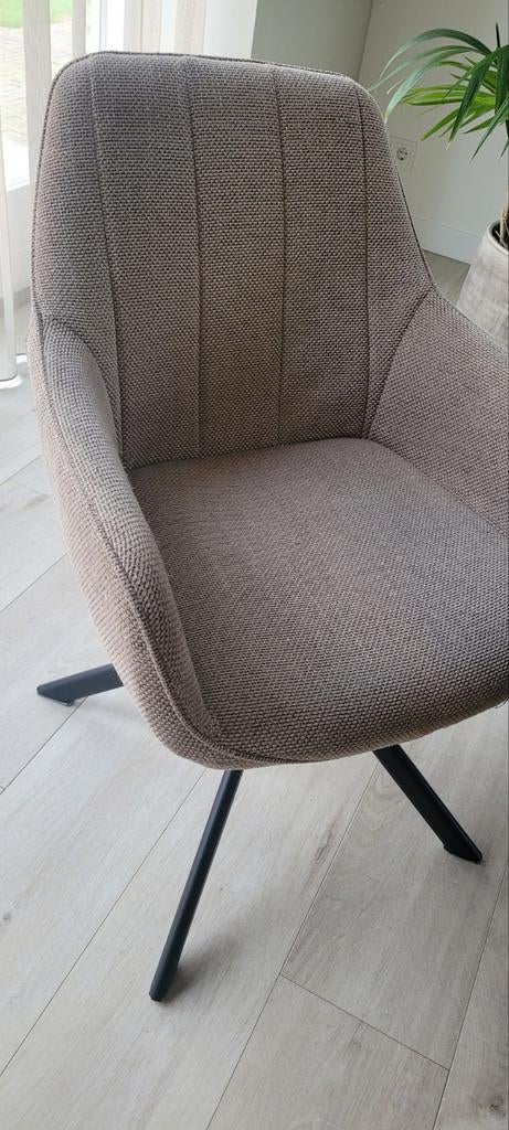 Draaistoelen Lisabon van ZEN Lifestyle zandkleur, Huis en Inrichting, Stoelen, Ophalen, Zo goed als nieuw, Overige kleuren, Vijf, Zes of meer stoelen