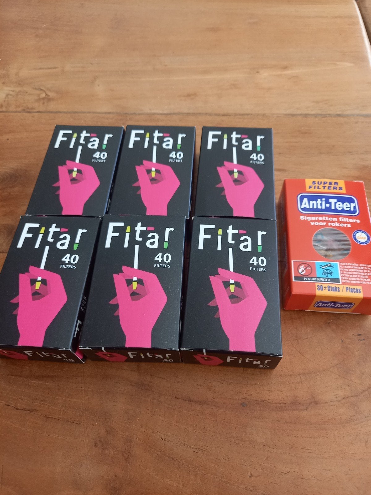 6 doosjes anti teer filters, Ophalen of Verzenden, Nieuw