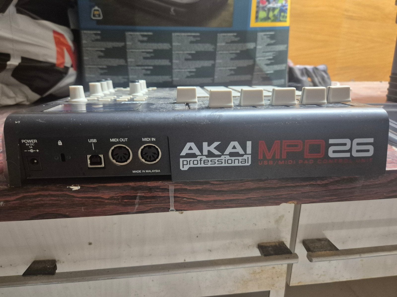 Akai MPD26 USB/MIDI Pad Controller, Ophalen of Verzenden, Minder dan 500 watt