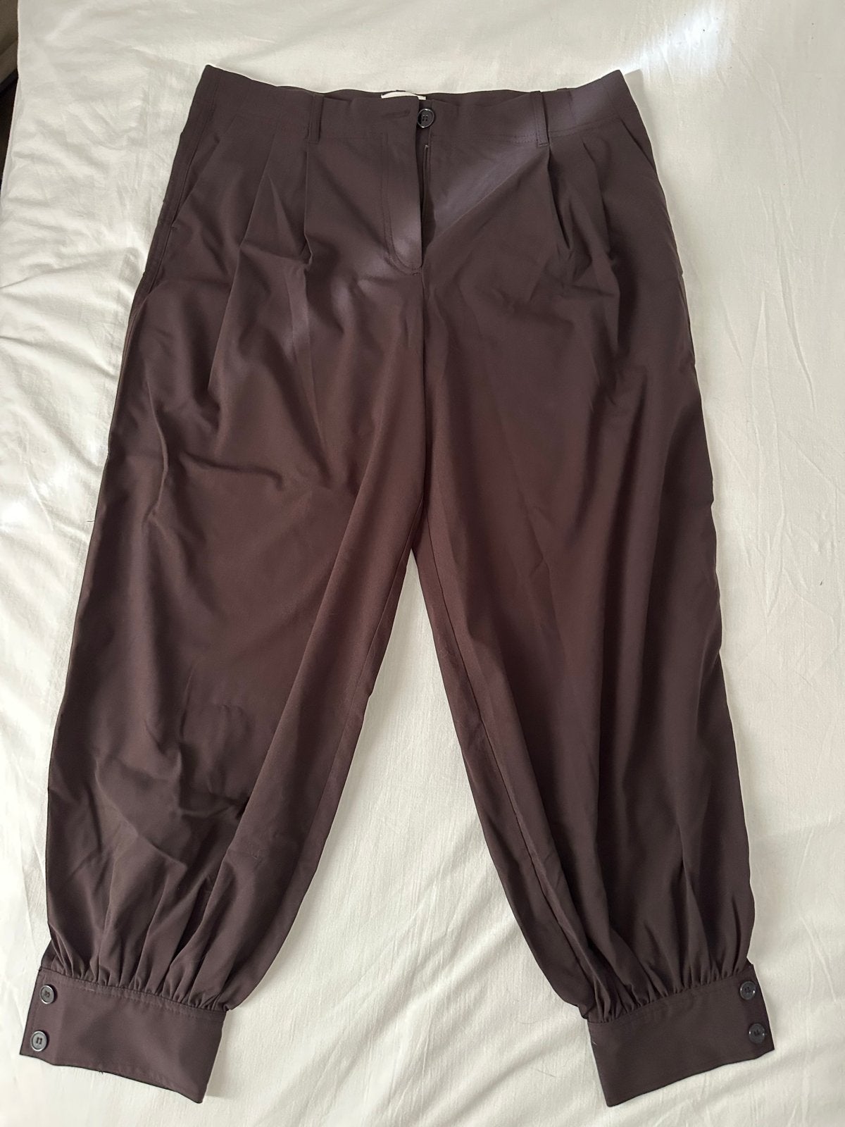 H&M Ballonpijp Broek - Maat 44, Bruin, Verzenden, Maat 42/44 (L), Nieuw