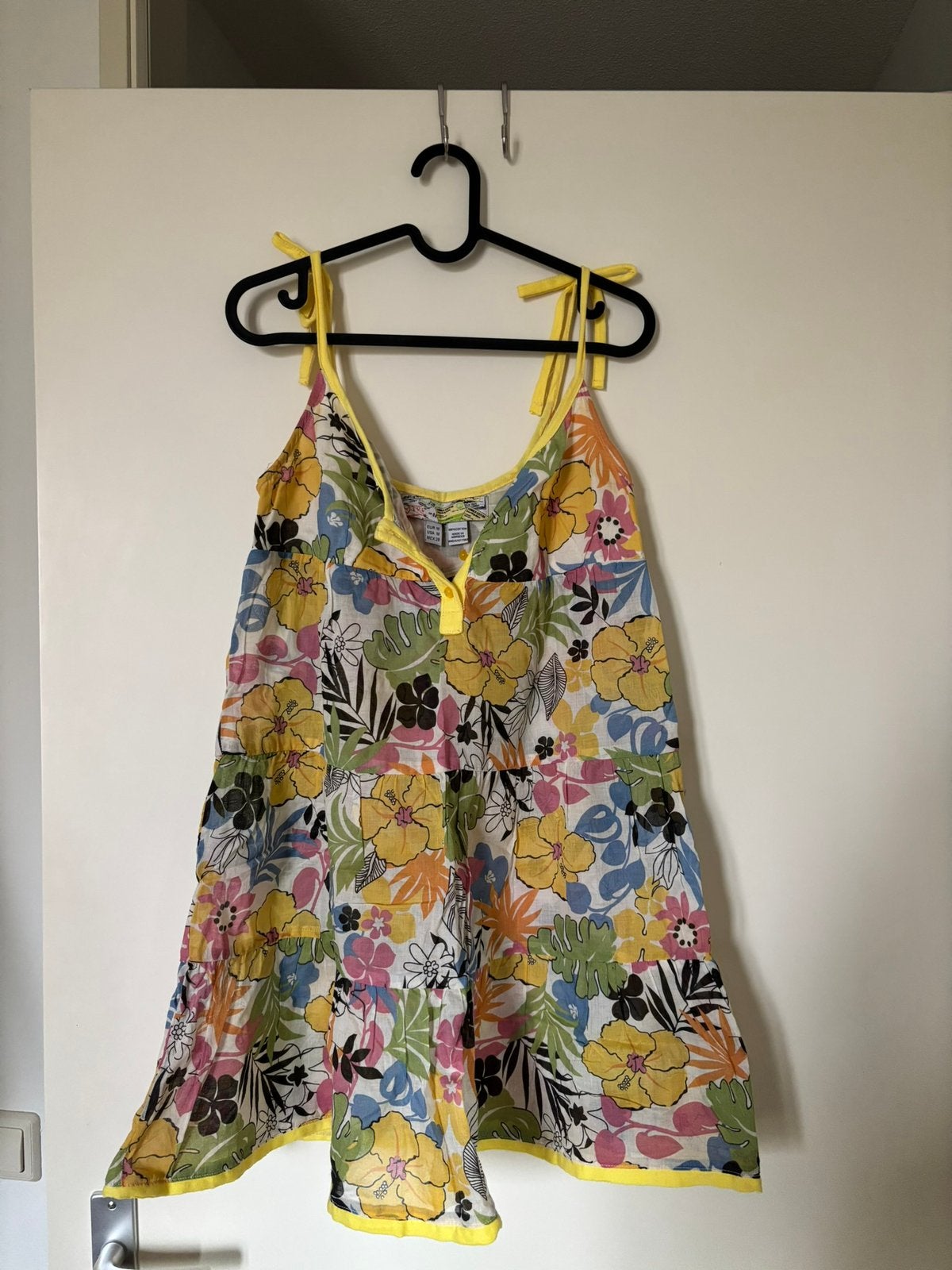 Nieuw jurkje Zara geel met bloemen maat M, Maat 38/40 (M), Geel, Nieuw, Ophalen of Verzenden