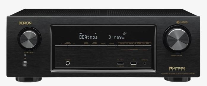 Denon surroundset met 4 Klipsch boxen, Audio, Tv en Foto, Zo goed als nieuw, Basreflex, Surroundset, Ophalen