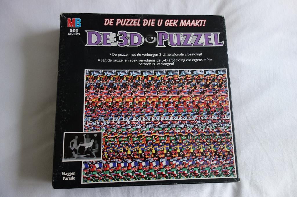 Een puzzel die u gek maakt, Ophalen of Verzenden, Minder dan 500 stukjes, Gebruikt, Legpuzzel